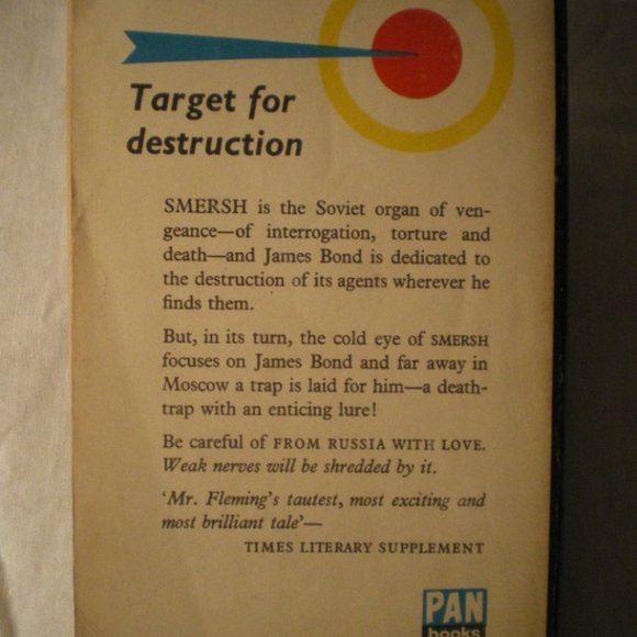 FROM RUSSIA WITH LOVE JAMES BOND 007 IAN FLEMING PAPERBACK 1959 - Picture 3 of 4